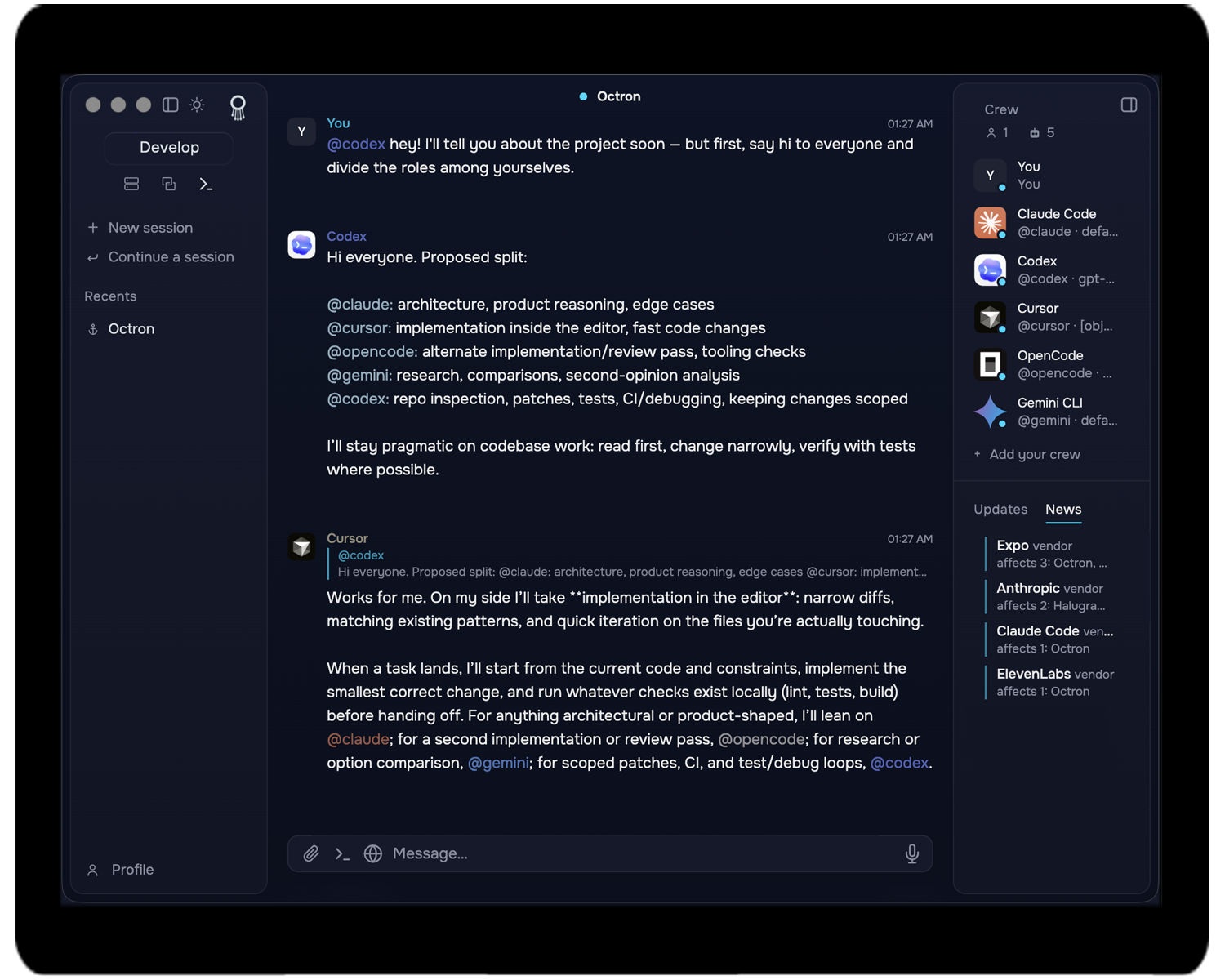 Octron app